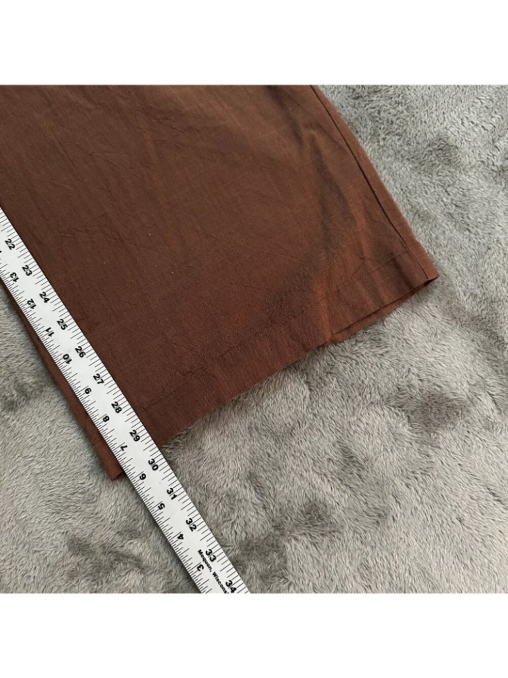 Marine Layer Allison Trouser Brown Wide Leg Pull On Lyocell Pants Women's SMALL - Picture 7 of 8